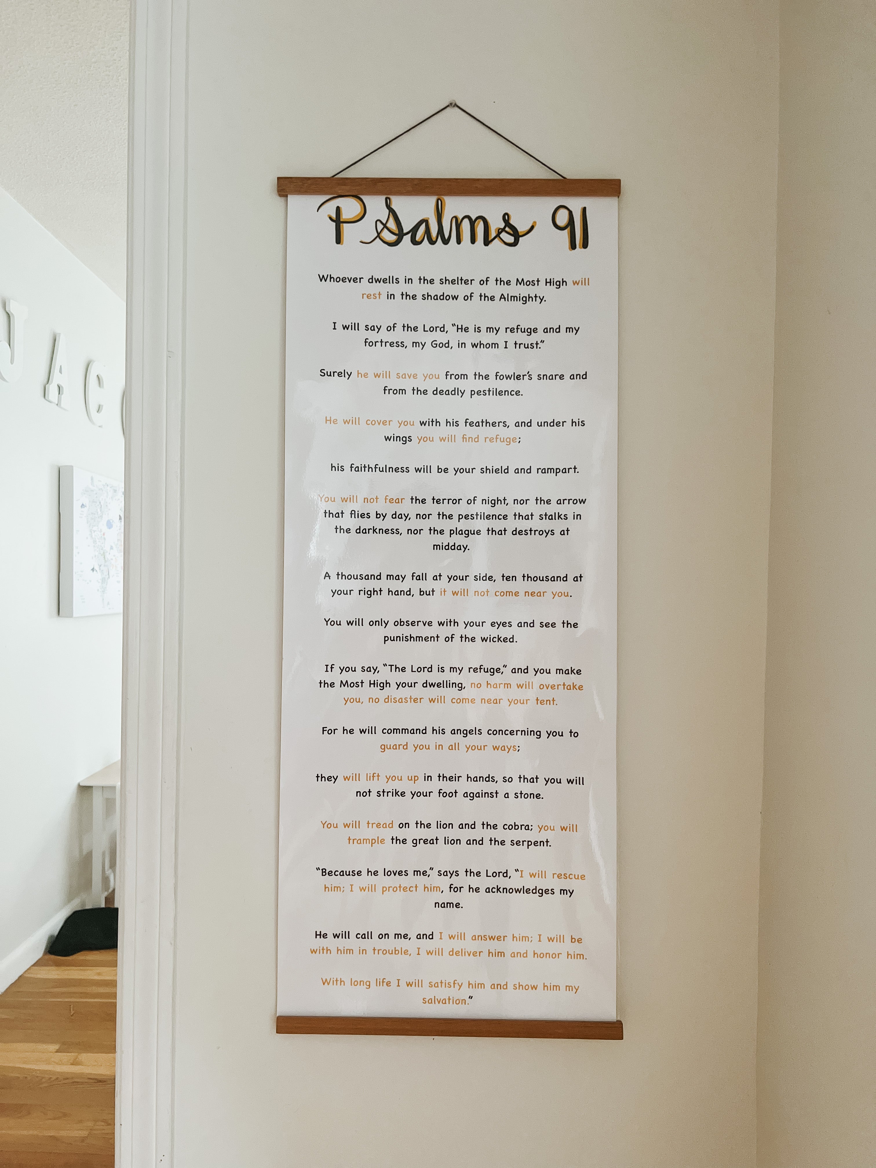 PSALM 91 Scroll